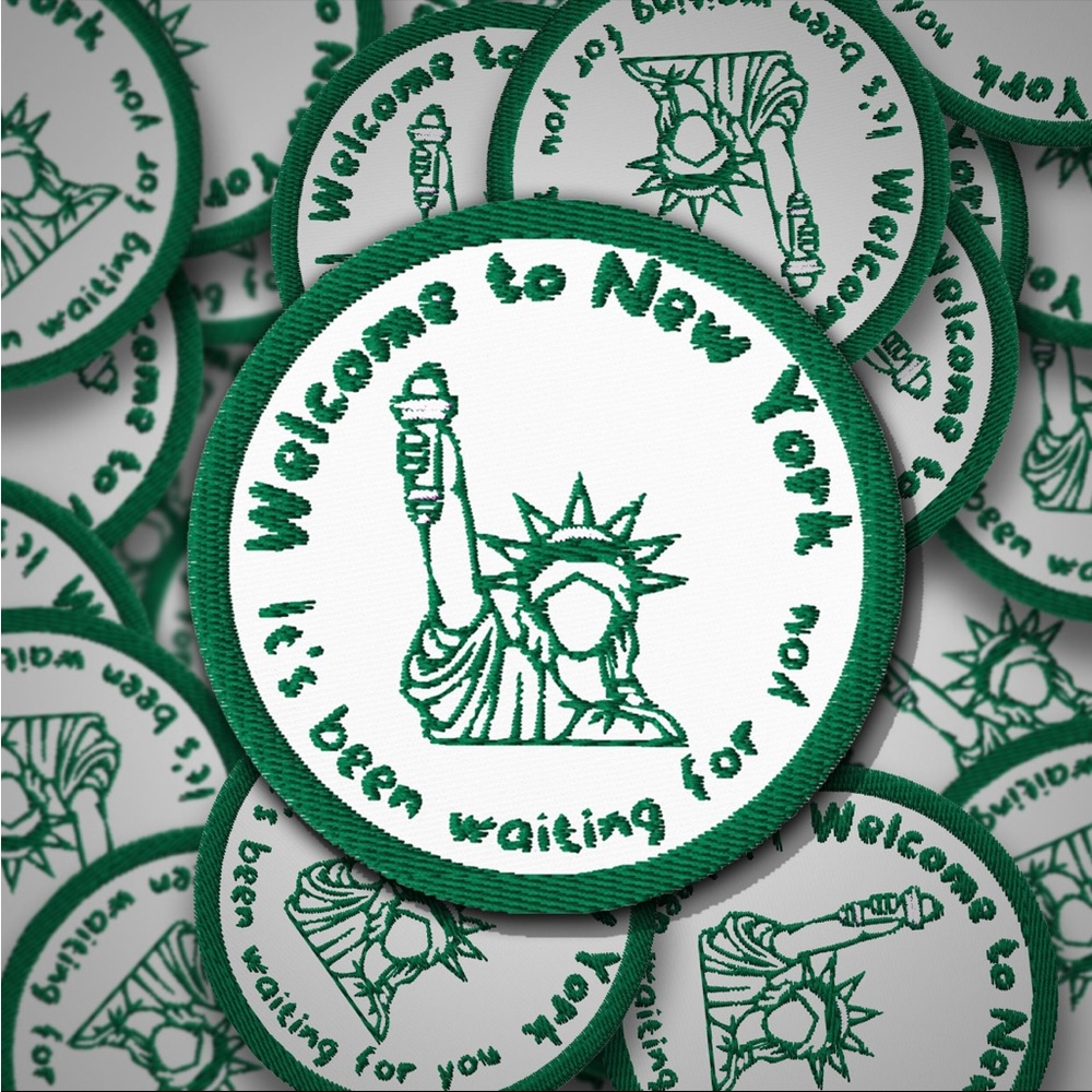Welcome to New York Embroidered patch, It's been waiting for you- TAYLOR SWIFT